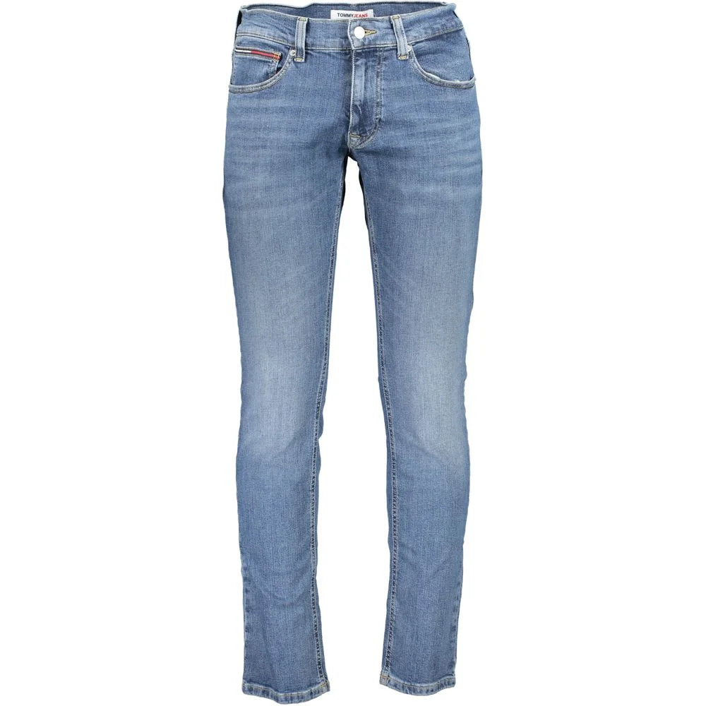 Tommy Hilfiger Blue Cotton Men’s Slim Jeans - W30 | L32 - Jeans