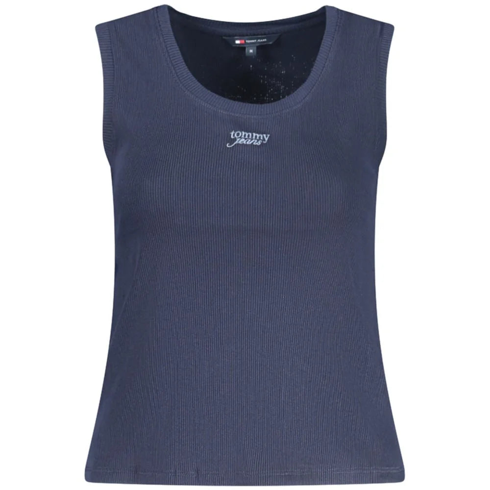 Tommy Hilfiger Blue Cotton Tank Top
