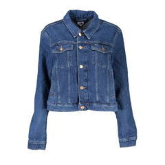 Tommy Hilfiger Blue Cotton Women Jacket - XS