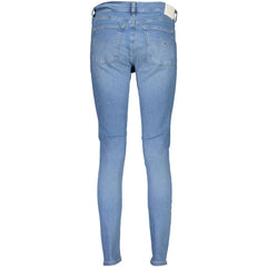 Tommy Hilfiger Blue Cotton Women Skinny Jean - Jeans