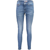 Tommy Hilfiger Blue Cotton Women Skinny Jean - Jeans