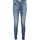 Tommy Hilfiger Blue Cotton Women Skinny Jean - Jeans