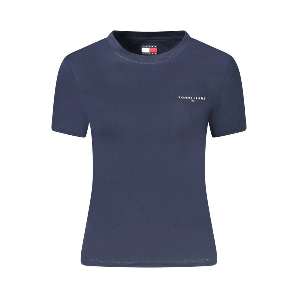 Tommy Hilfiger Blue Cotton Women T-Shirt - T-Shirts