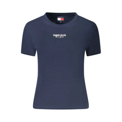 Tommy Hilfiger Blue Cotton Women T-Shirt - T-Shirts