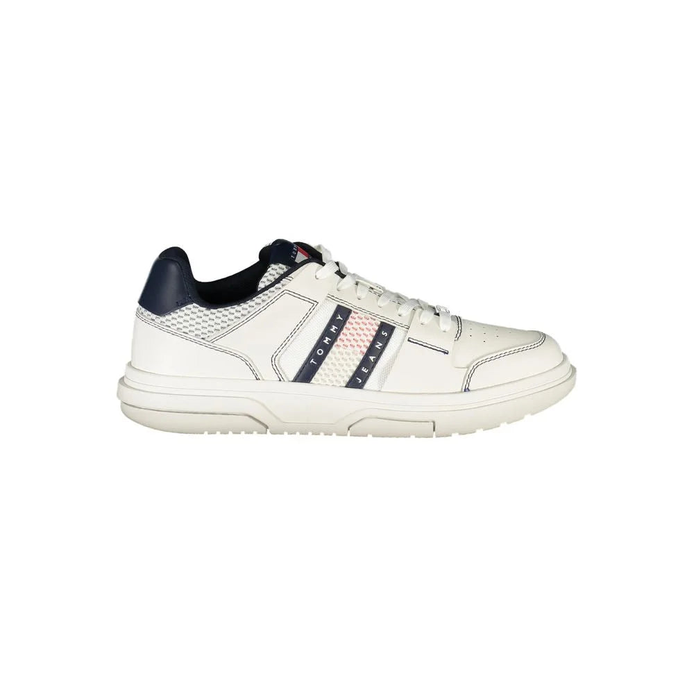 Tommy Hilfiger Blue Leather Men Sneaker - Sneakers