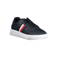 Tommy Hilfiger Blue Leather Men Sneaker - Sneakers