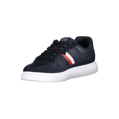 Tommy Hilfiger Blue Leather Men Sneaker - Sneakers