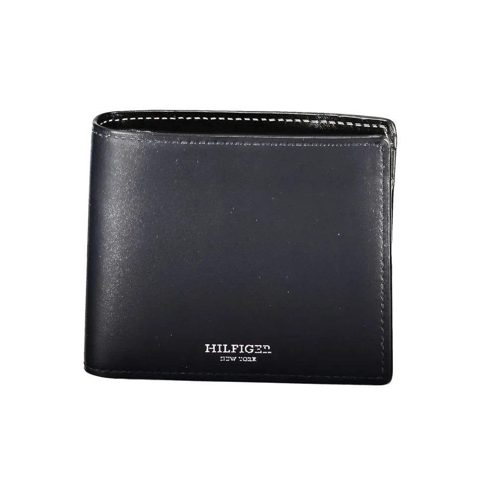 Tommy Hilfiger Blue Leather Wallet - Wallets