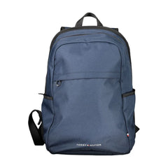Tommy Hilfiger Blue Polyester Backpack - Laptop Backpacks