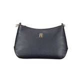 Tommy Hilfiger Blue Polyester Handbag - Cross Body Bags