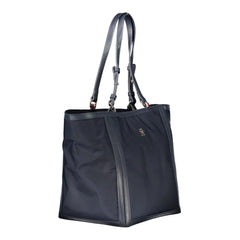 Tommy Hilfiger Blue Polyester Handbag - Shopper Bags