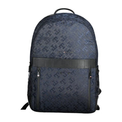 Tommy Hilfiger Blue Polyester Men Backpack - School Backpacks