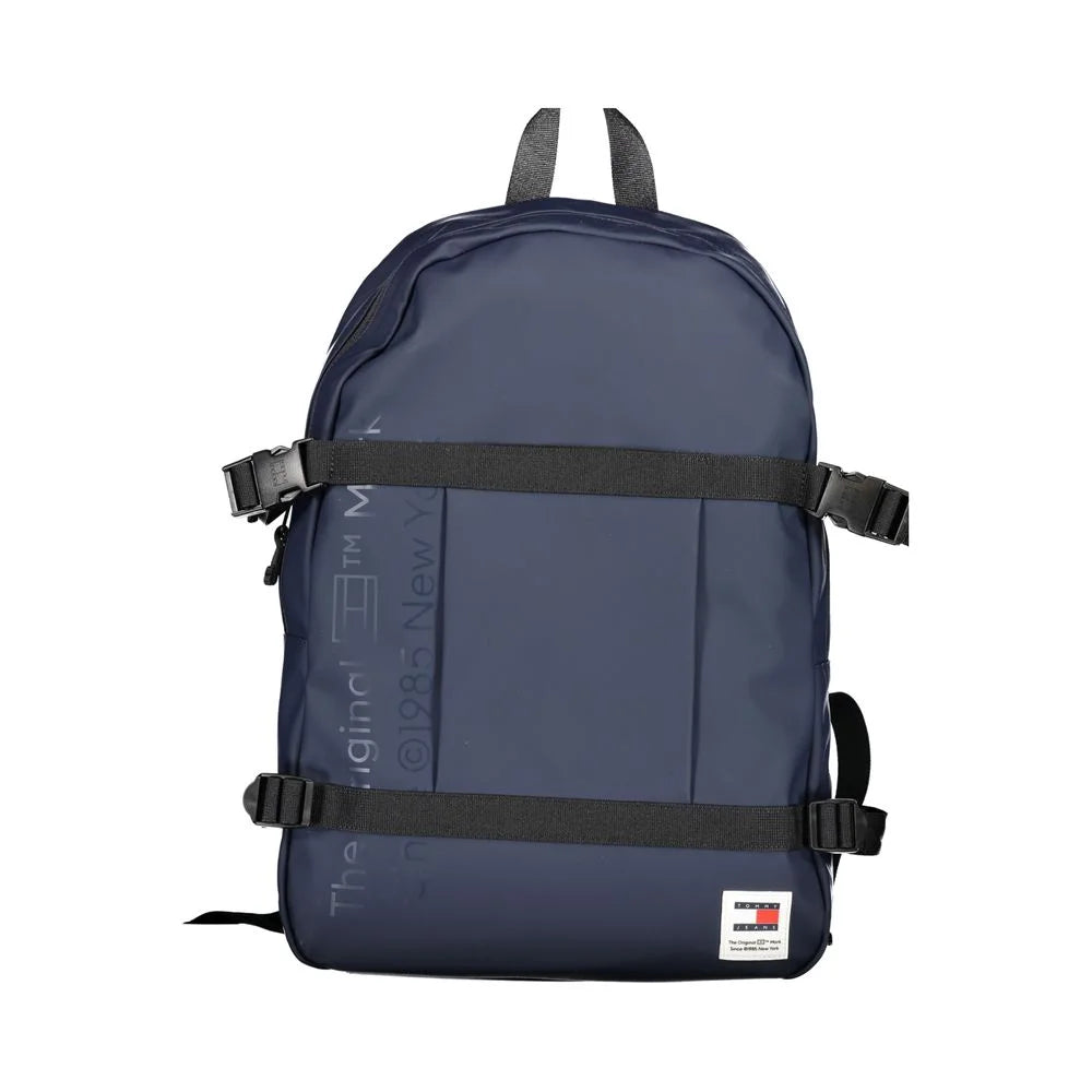 Tommy Hilfiger Blue Polyethylene Backpack - Backpacks