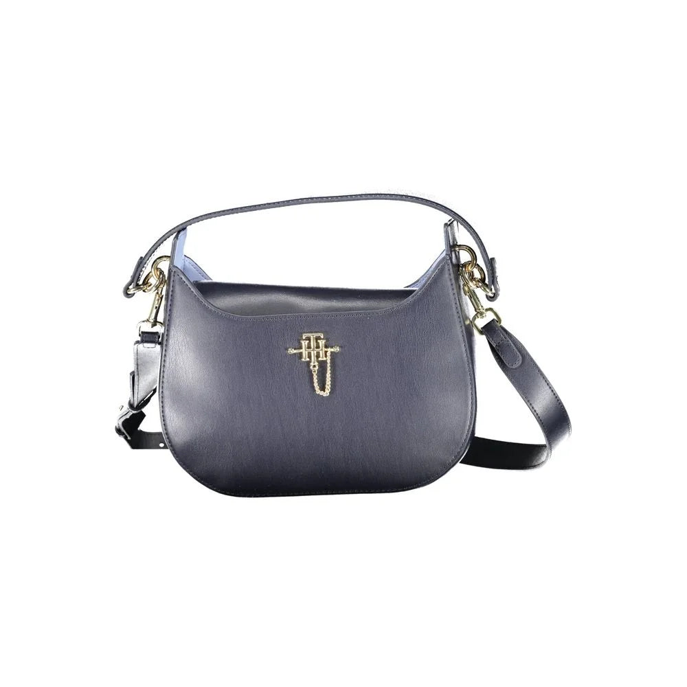Tommy Hilfiger Blue Polyethylene Handbag - Half-Moon Bags