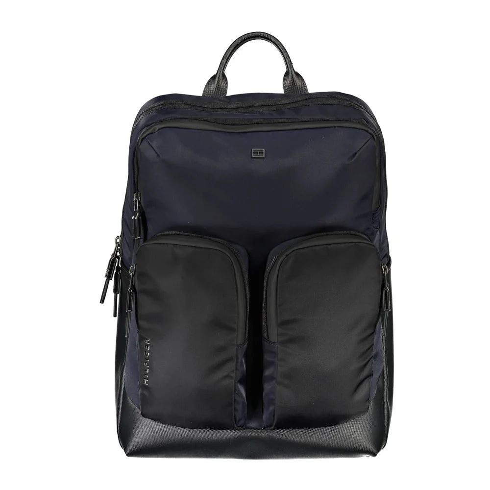 Tommy Hilfiger Blue Polyethylene Men Backpack - Laptop Backpacks
