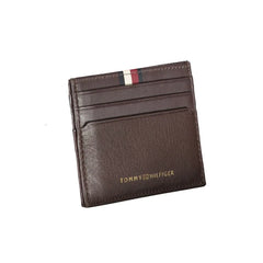 Tommy Hilfiger Brown Leather Men Wallet - Card Cases