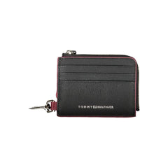 Tommy Hilfiger Chic Leather Card Holder with Snap Hook - Card Cases
