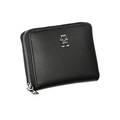 Tommy Hilfiger Elegant Black Zip Wallet with Multiple Compartments - Wallets