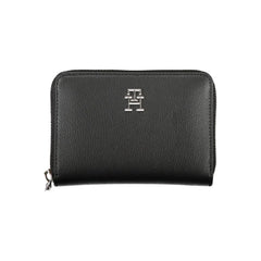 Tommy Hilfiger Elegant Black Zip Wallet with Multiple Compartments - Wallets