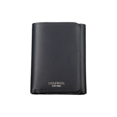 Tommy Hilfiger Elegant Blue Leather Wallet for Men - Wallets