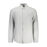 Tommy Hilfiger Gray Cotton Men Shirt - Shirts