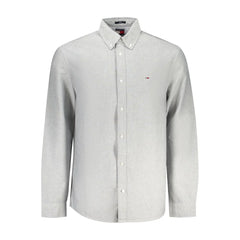 Tommy Hilfiger Gray Cotton Men Shirt - Shirts