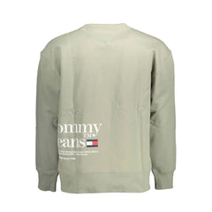 Tommy Hilfiger Green Cotton Men Sweater - Sweatshirts