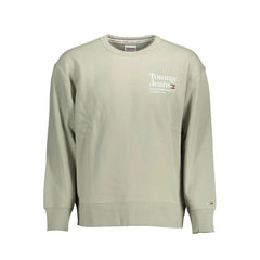 Tommy Hilfiger Green Cotton Men Sweater - Sweatshirts