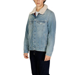 Tommy Hilfiger Jeans Light Blue Cotton Jackets & Coat