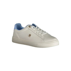 Tommy Hilfiger Light Blue Leather Women Sneaker - Sneakers