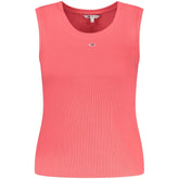 Tommy Hilfiger Pink Cotton Tank Top