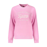 Tommy Hilfiger Pink Cotton Women Sweater - Sweatshirts