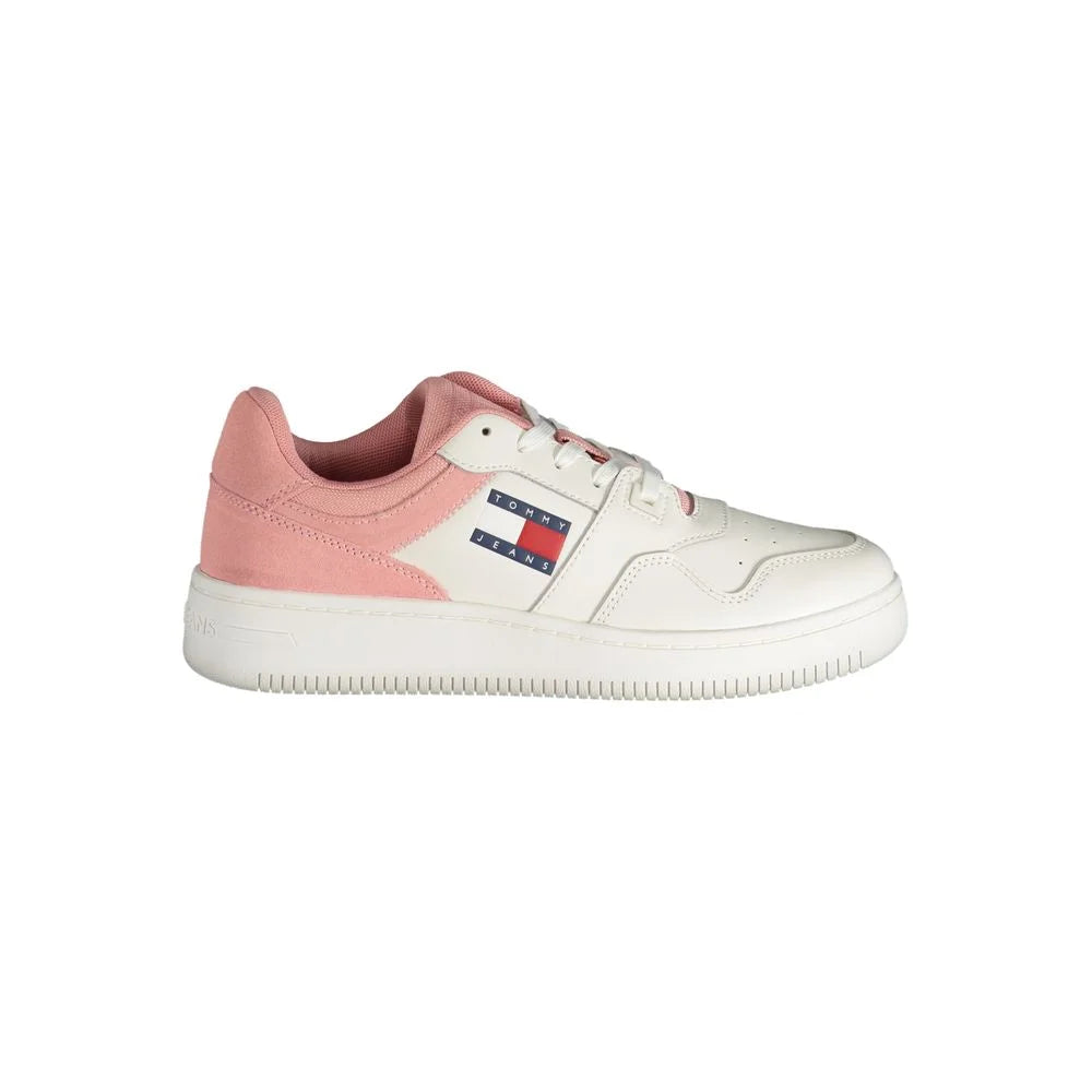 Tommy Hilfiger Pink Polyester Sneaker - Sneakers