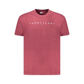 Tommy Hilfiger Red Cotton Men T-Shirt - T-Shirts