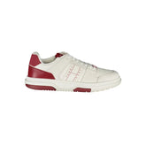 Tommy Hilfiger Red Leather Men Sneaker - Sneakers