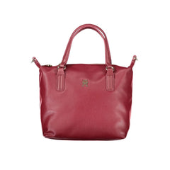 Tommy Hilfiger Red Polyester Handbag - Shoulder Bags