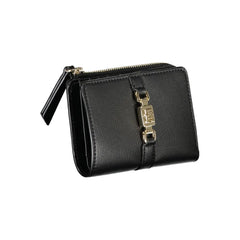 Tommy Hilfiger Sleek Black Zip Wallet with Coin Purse - Wallets