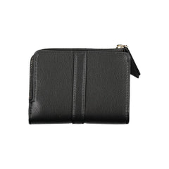 Tommy Hilfiger Sleek Black Zip Wallet with Coin Purse - Wallets
