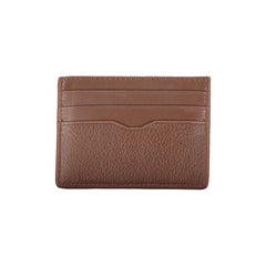 Tommy Hilfiger Sleek Leather Card Holder with Contrast Detailing - Card Cases