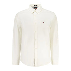 Tommy Hilfiger White Cotton Men Shirt - Shirts