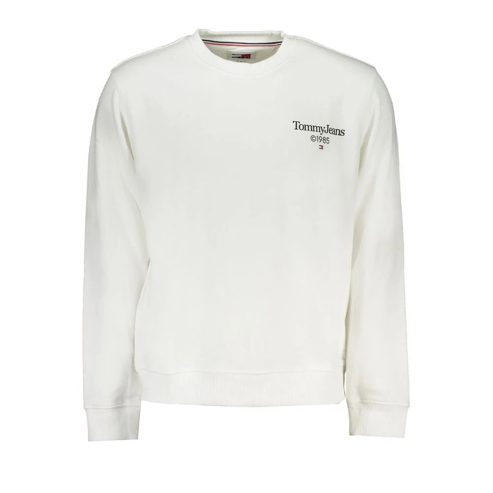 Tommy Hilfiger White Cotton Men Sweater - XXL - Sweatshirts