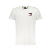 Tommy Hilfiger White Cotton Men T-Shirt