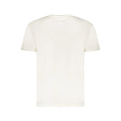 Tommy Hilfiger White Cotton Men T-Shirt - T-Shirts