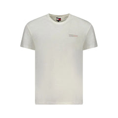 Tommy Hilfiger White Cotton Men T-Shirt - T-Shirts
