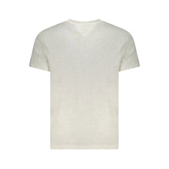 Tommy Hilfiger White Cotton Men T-Shirt - T-Shirts