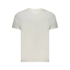 Tommy Hilfiger White Cotton Men T-Shirt - T-Shirts