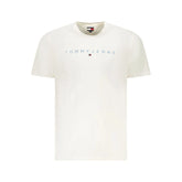 Tommy Hilfiger White Cotton Men T-Shirt - T-Shirts