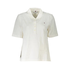 Tommy Hilfiger White Cotton Polo Shirt - XS - Polos