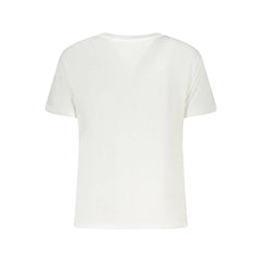 Tommy Hilfiger White Cotton Women T-Shirt - T-Shirts