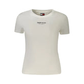 Tommy Hilfiger White Cotton Women T-Shirt - T-Shirts